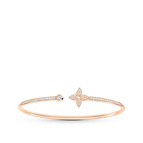 Idylle Blossom Twist Bracelet, Pink Gold 